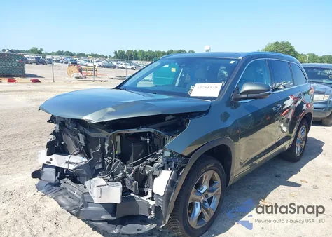 2017 Toyota Highlander Limited Platinum из США, поврежденный, VIN 5TDYZRFH1HS221660